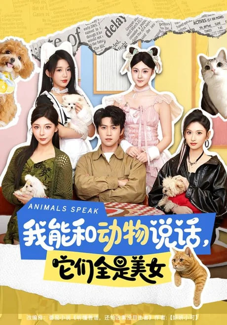 我能和动物说话，它们全是美女海报