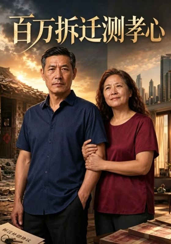 百万拆迁测孝心海报