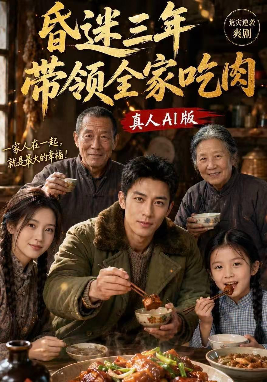 昏迷三年，带领全家吃肉