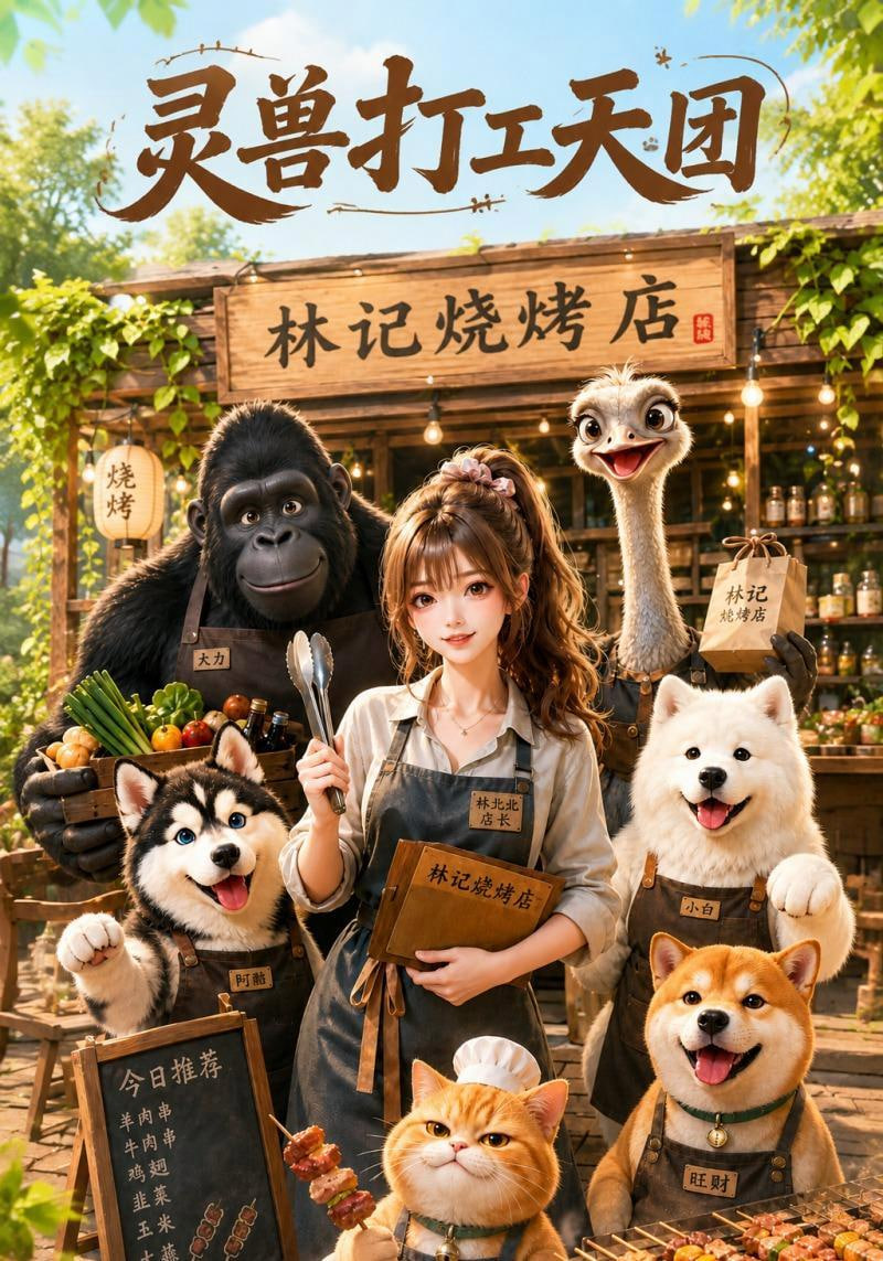 灵兽打工天团