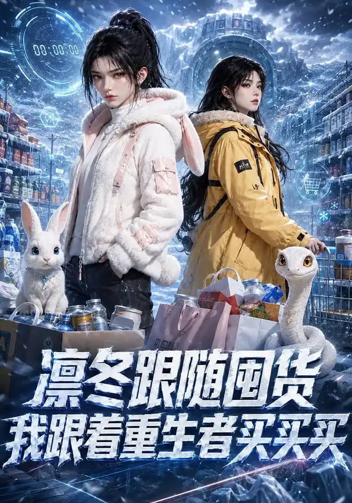 凛冬跟随囤货我跟着重生者买买买 AI漫剧海报