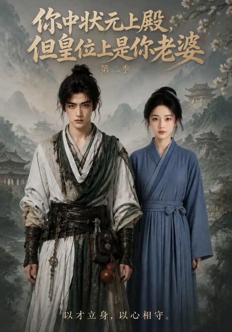 你中状元上殿，但皇位上是你老婆第二季 AI漫剧海报